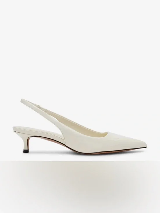 Steve Madden Kittie Pump in Bone Patent Size 9.5 - Picture 5 of 11